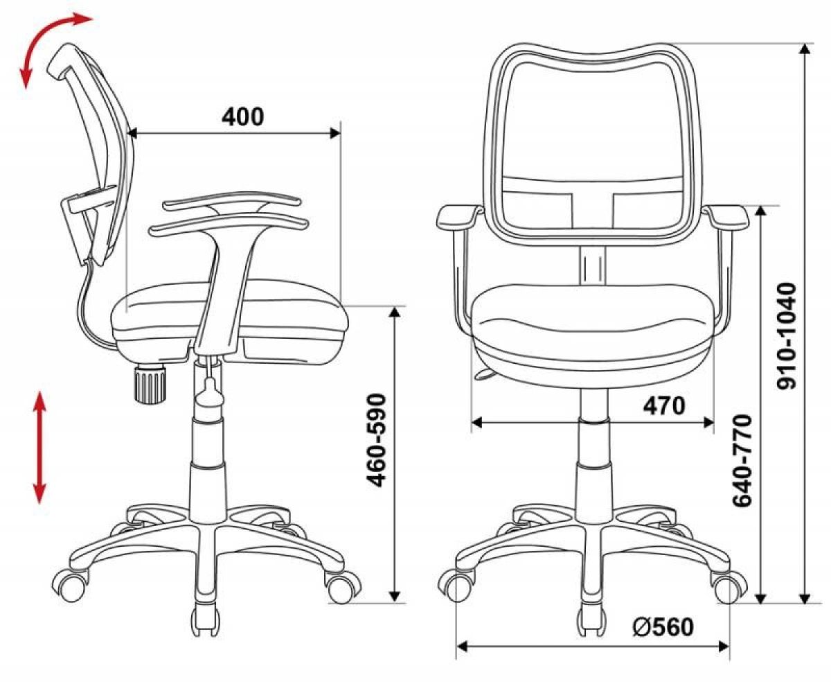 Кресло детское Бюрократ CH-W797/BR/TW-14C коричневый | фото 3