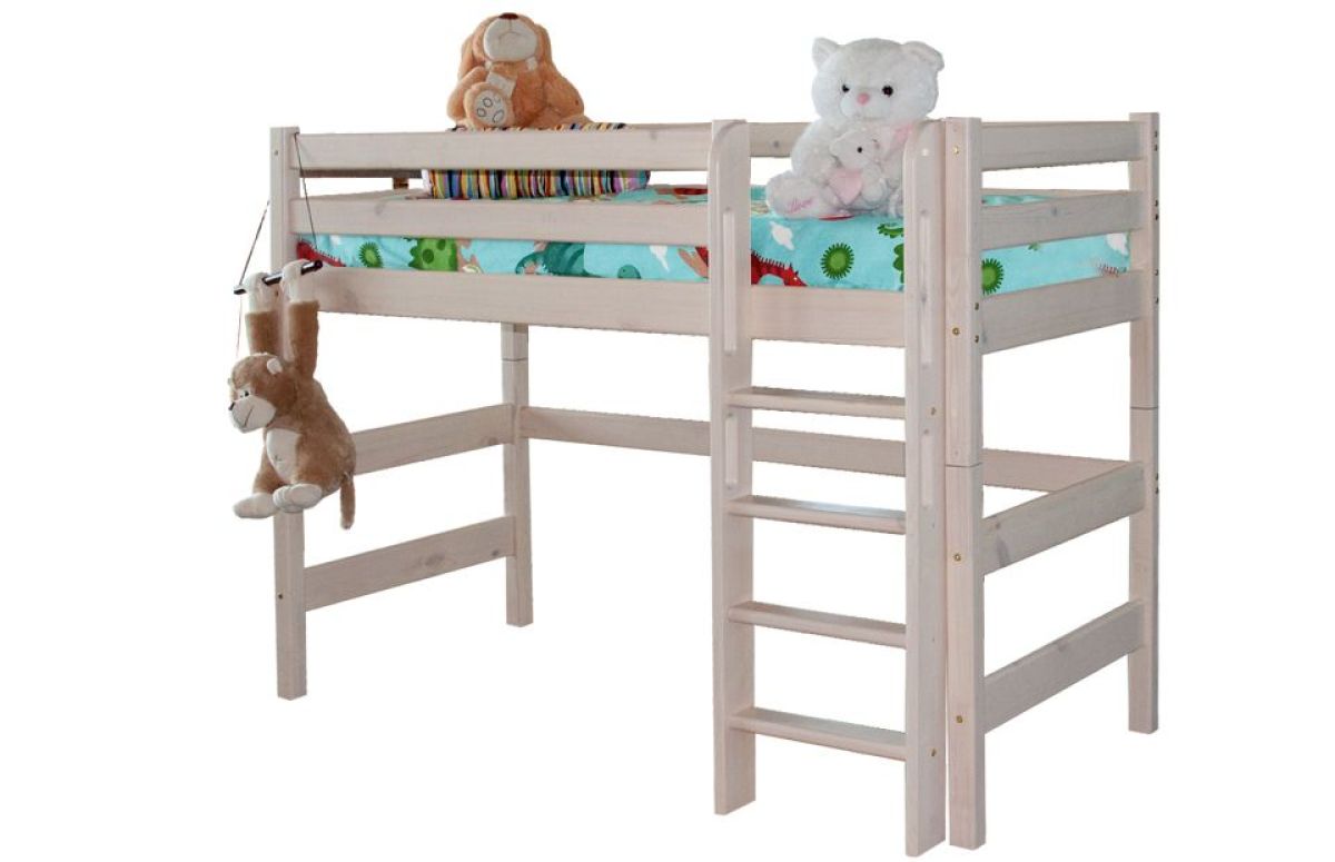 Кровать полувысокая с прямой лестницей Соня (Вариант 5) | фото 2