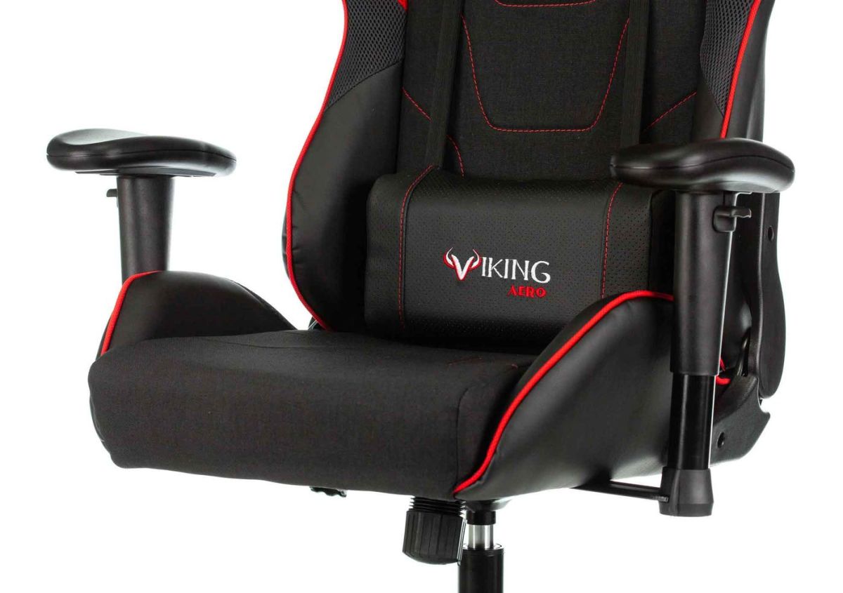 Кресло игровое Бюрократ VIKING 4 AERO RED черный/красный | фото 6