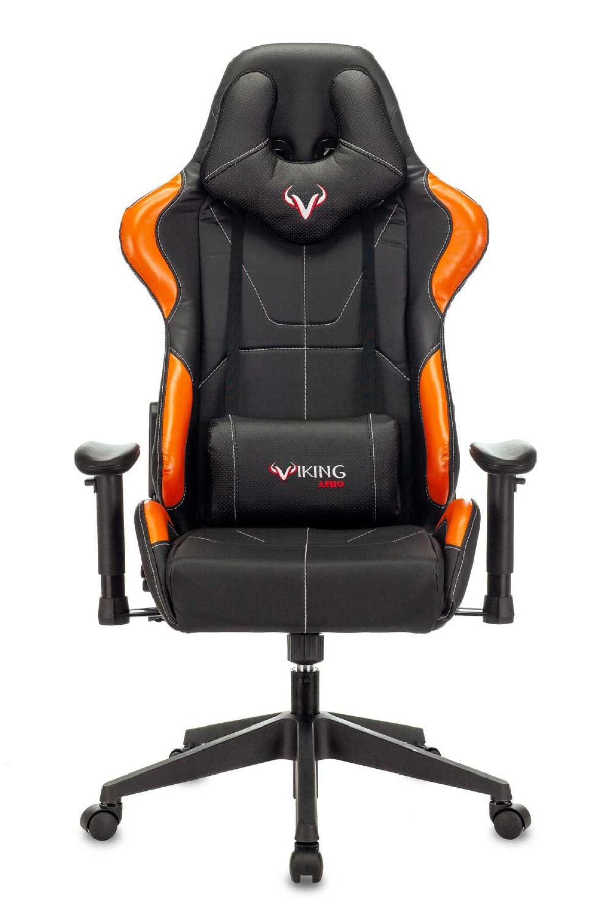 Кресло игровое Бюрократ VIKING 5 AERO ORANGE черный/оранжевый | фото 3