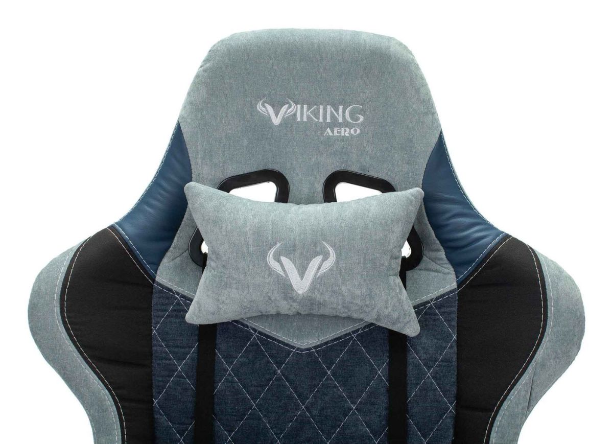 Кресло игровое Бюрократ VIKING 7 KNIGHT BL FABRIC синий | фото 7