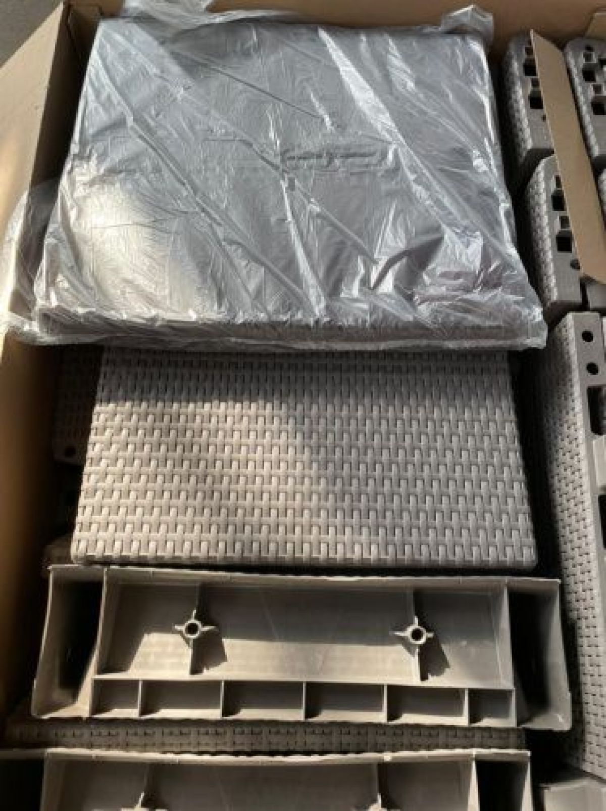 Диван пластиковый Корфу (Corfu love seat) капучино - песок | фото 5