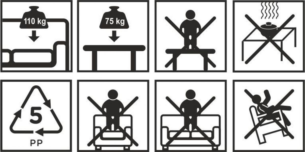 Комплект мебели Корфу со столиком-сундуком (Corfu box set) коричневый | фото 4