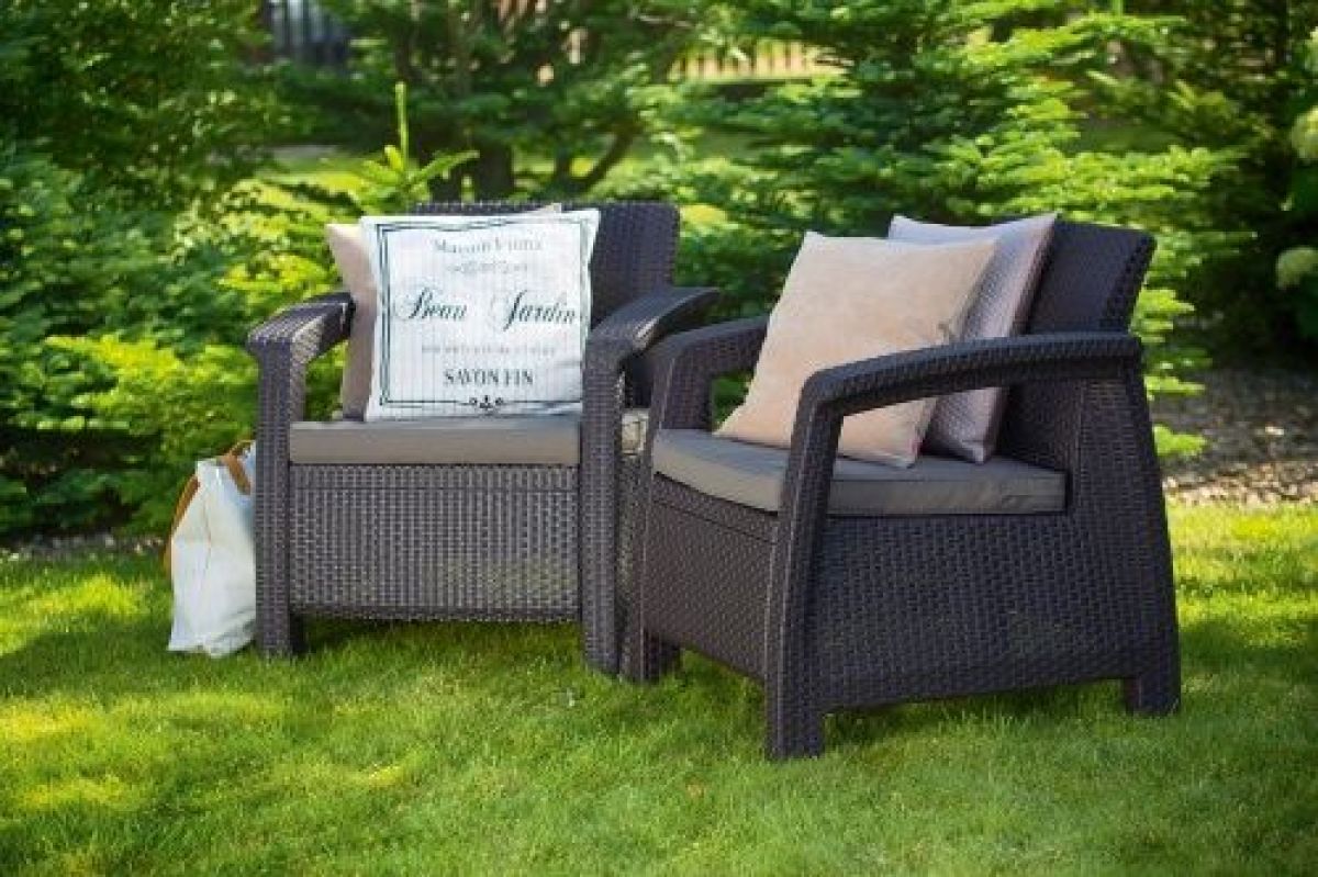 Комплект кресел Корфу Дуо (Corfu Duo set) графит | фото 4