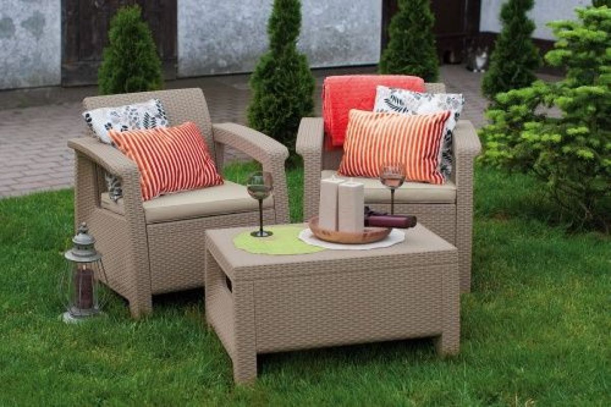 Комплект мебели Корфу Уикенд (Corfu Weekend) капучино - песок | фото 3