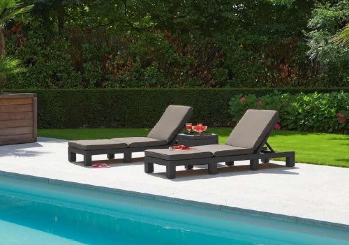 Шезлонг Дейтона (Daytona Delux) графит - прохладный серый | фото 3