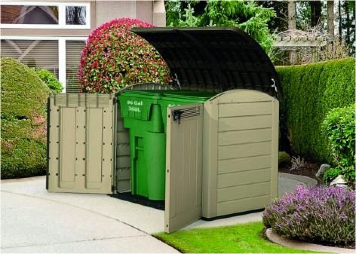 Садовый шкаф Стор ит Аут Ультра (STORE IT OUT ULTRA 2000 L) 2000 л, бежевый | фото 4