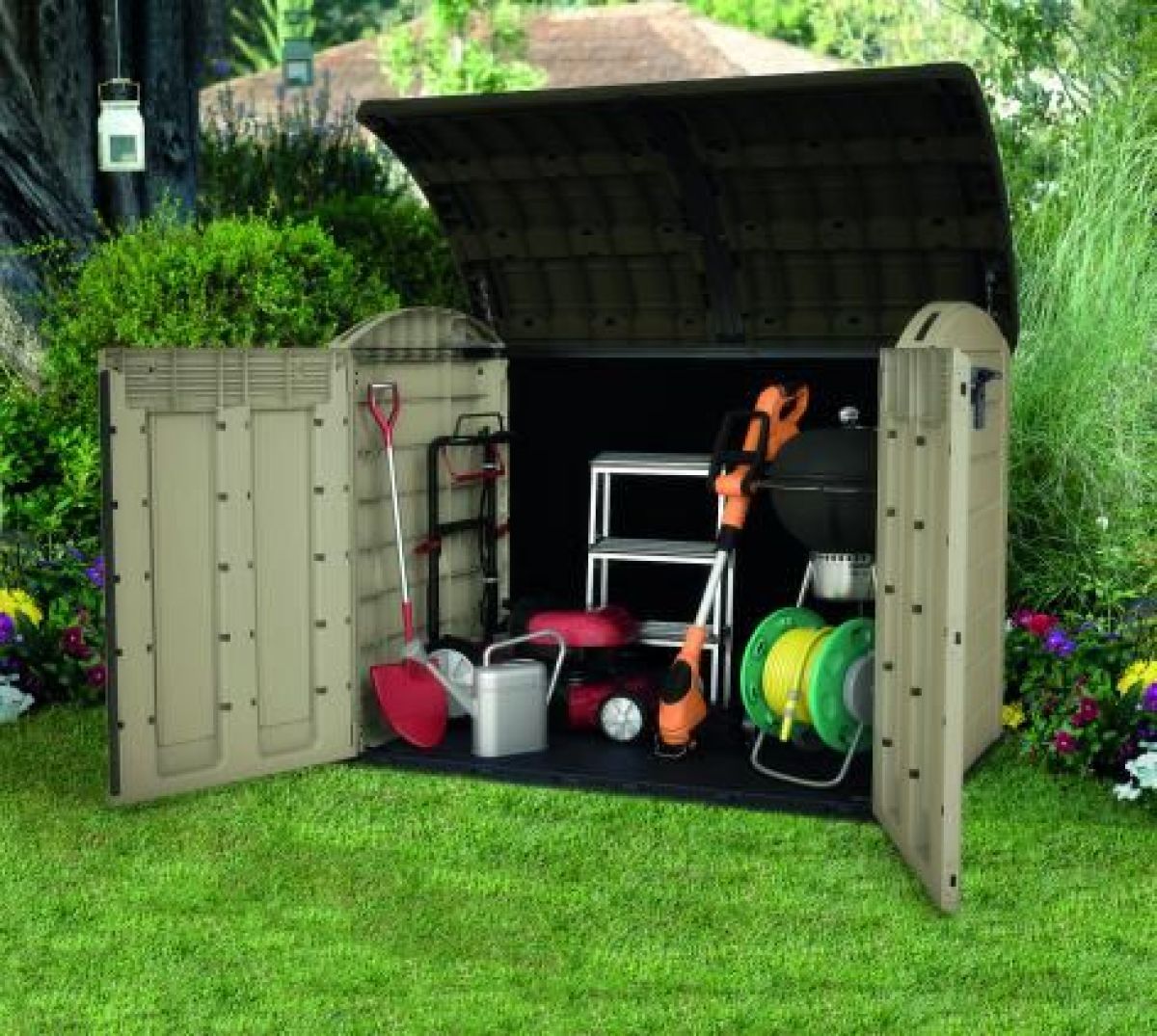 Садовый шкаф Стор ит Аут Ультра (STORE IT OUT ULTRA 2000 L) 2000 л, бежевый | фото 7